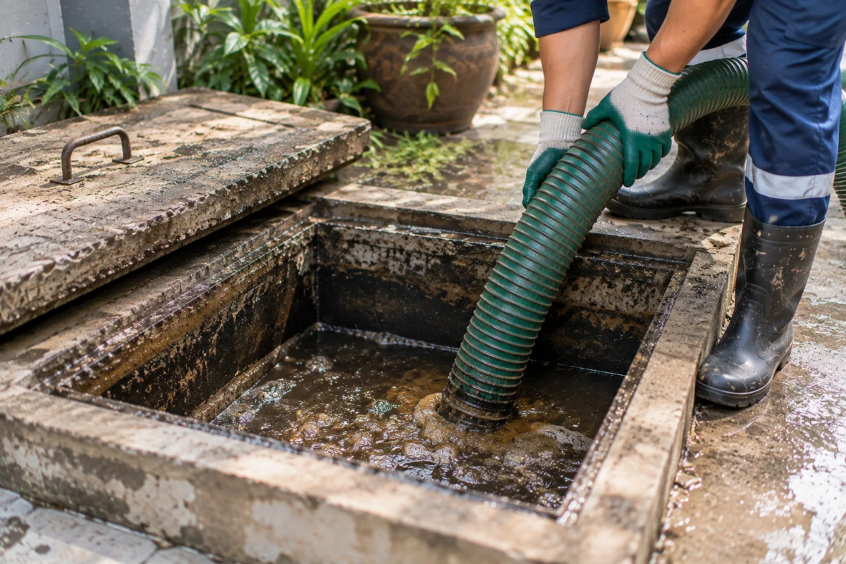 Hầm cầu đầy cần hút Phú An
